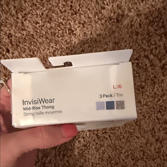 lululemon athletica InvisiWear Mid-Rise Thong - Light Purple - Picture 3 of 3